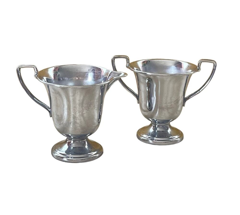 Farberware NY Stainless Steel Sugar & Creamer